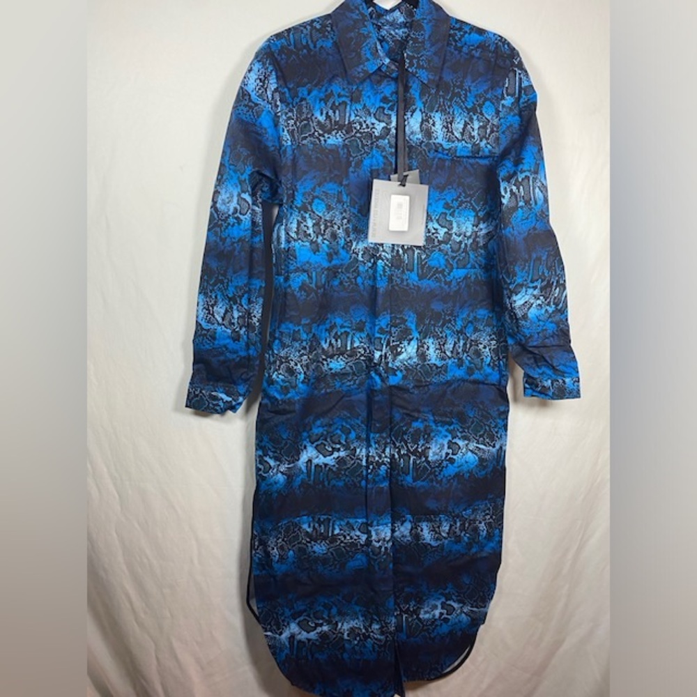 Marcell Von Berlin - Oversized Shirt Dress - Blue